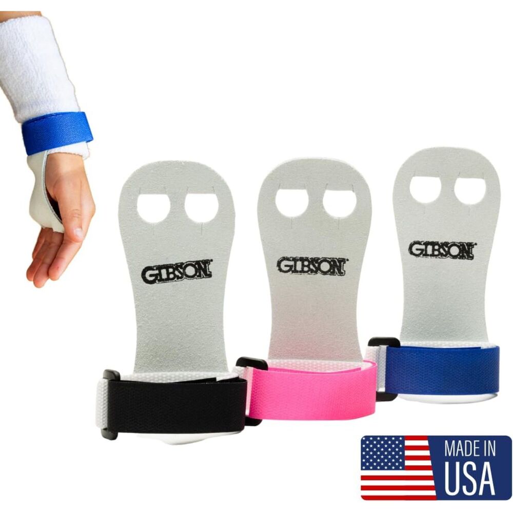 Gibson XL Leather Gymnastics Grips with Accessories